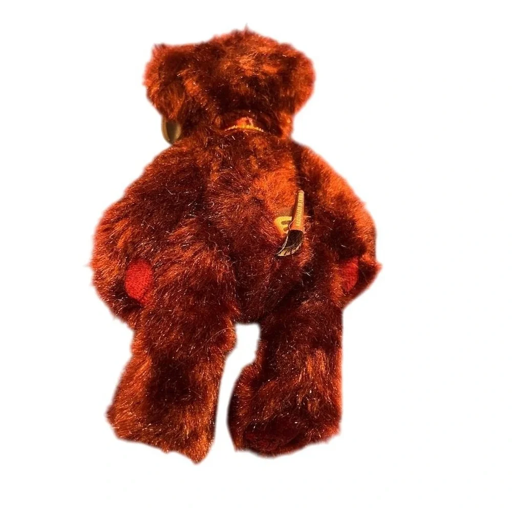 TY Beanie‎ Babies Beargundy Attic Treasures Red Plush Bear Retired 1993